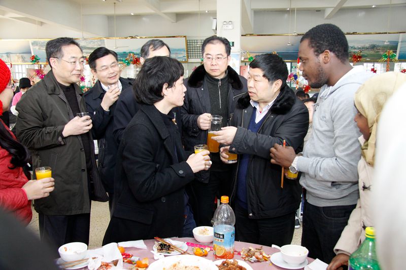 我校隆重举行2015年寒假留校学生新年团拜会